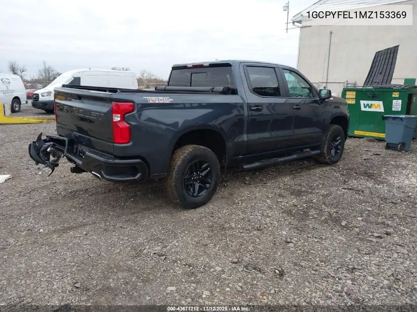 1GCPYFEL1MZ153369 2021 Chevrolet Silverado 1500
