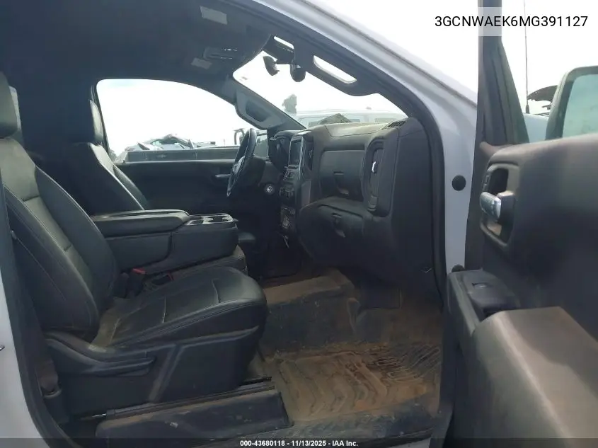 3GCNWAEK6MG391127 2021 Chevrolet Silverado 1500 2Wd Long Bed Wt