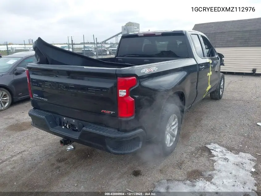 1GCRYEEDXMZ112976 2021 Chevrolet Silverado 1500 4Wd Standard Bed Rst