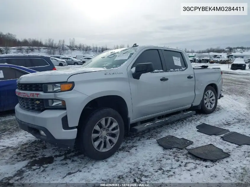 3GCPYBEK4MG284411 2021 Chevrolet Silverado 1500 4Wd Short Bed Custom