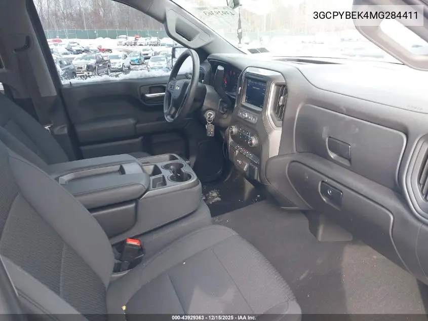 3GCPYBEK4MG284411 2021 Chevrolet Silverado 1500 4Wd Short Bed Custom