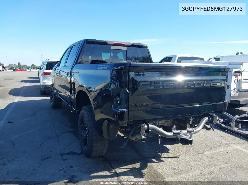 3GCPYFED6MG127973 2021 Chevrolet Silverado 1500 4Wd Short Bed Lt Trail Boss