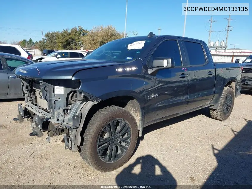 3GCPWDED4MG133135 2021 Chevrolet Silverado 1500 2Wd Short Bed Rst