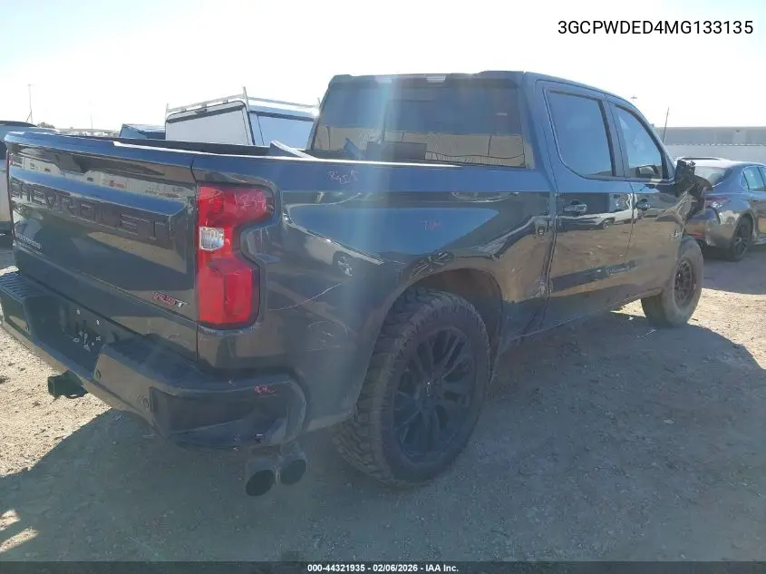 3GCPWDED4MG133135 2021 Chevrolet Silverado 1500 2Wd Short Bed Rst