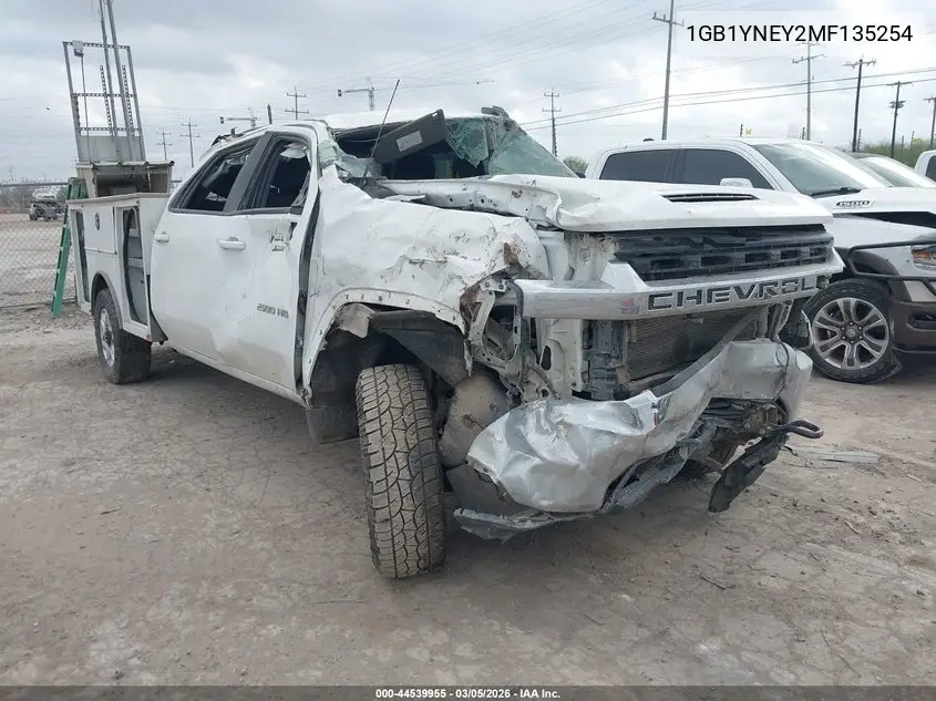 1GB1YNEY2MF135254 2021 Chevrolet Silverado 2500Hd 4Wd Long Bed Lt