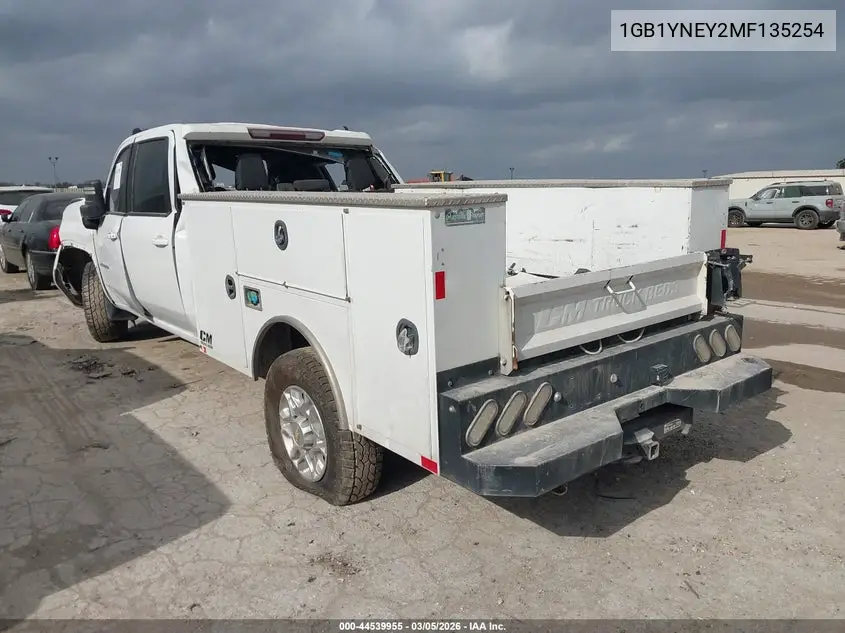 1GB1YNEY2MF135254 2021 Chevrolet Silverado 2500Hd 4Wd Long Bed Lt