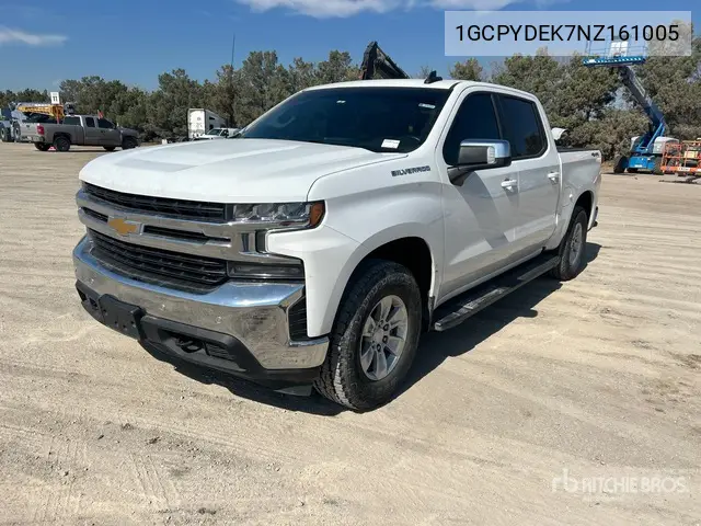 1GCPYDEK7NZ161005 2022 Chevrolet Silverado 1500 2022 Chevrolet Silverado 1500 4X4 Crew Cab Pickup