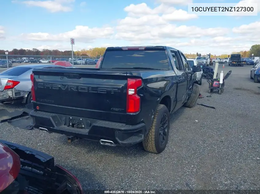 1GCUYEET2NZ127300 2022 Chevrolet Silverado 1500 Ltd 4Wd Short Bed Rst