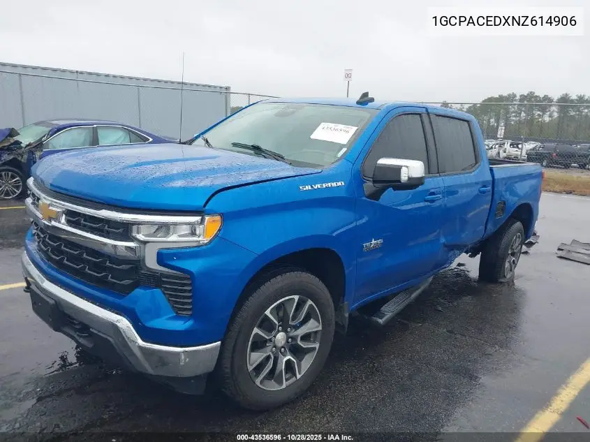 1GCPACEDXNZ614906 2022 Chevrolet Silverado 1500 2Wd Short Bed Lt