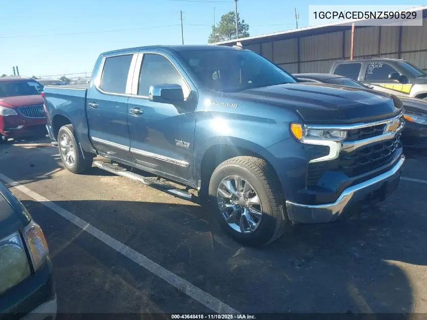 1GCPACED5NZ590529 2022 Chevrolet Silverado 1500 2Wd Short Bed Lt