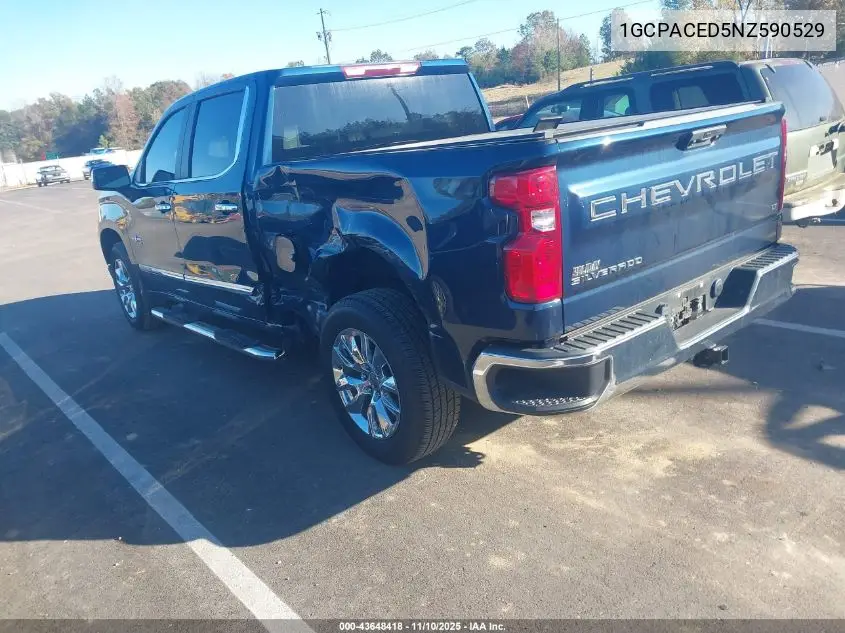1GCPACED5NZ590529 2022 Chevrolet Silverado 1500 2Wd Short Bed Lt
