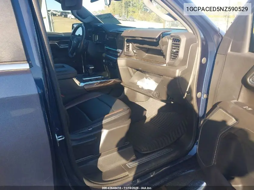 1GCPACED5NZ590529 2022 Chevrolet Silverado 1500 2Wd Short Bed Lt