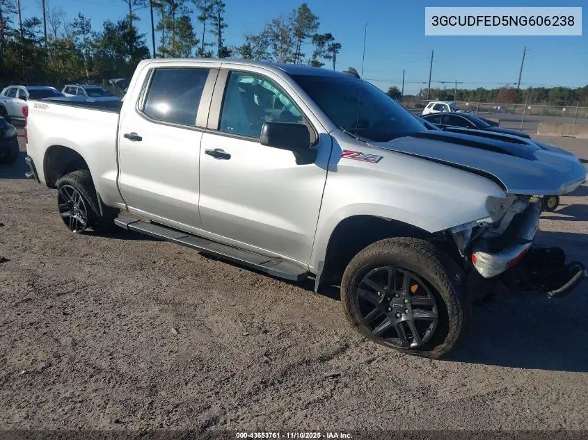 3GCUDFED5NG606238 2022 Chevrolet Silverado 1500 4Wd Short Bed Lt Trail Boss