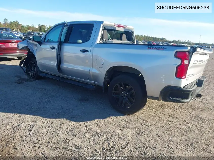3GCUDFED5NG606238 2022 Chevrolet Silverado 1500 4Wd Short Bed Lt Trail Boss