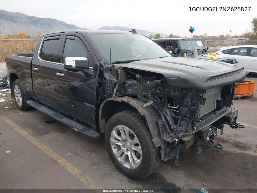 1GCUDGEL2NZ625827 2022 Chevrolet Silverado 1500 4Wd Standard Bed Ltz