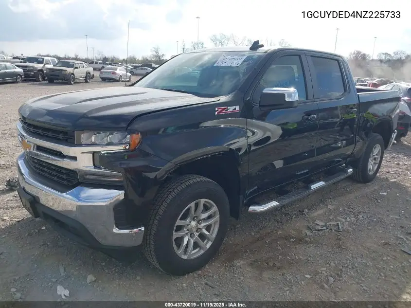 1GCUYDED4NZ225733 2022 Chevrolet Silverado 1500 Ltd 4Wd Short Bed Lt