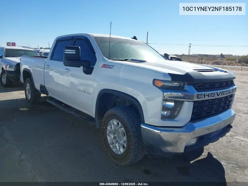 1GC1YNEY2NF185178 2022 Chevrolet Silverado 2500Hd 4Wd Long Bed Lt