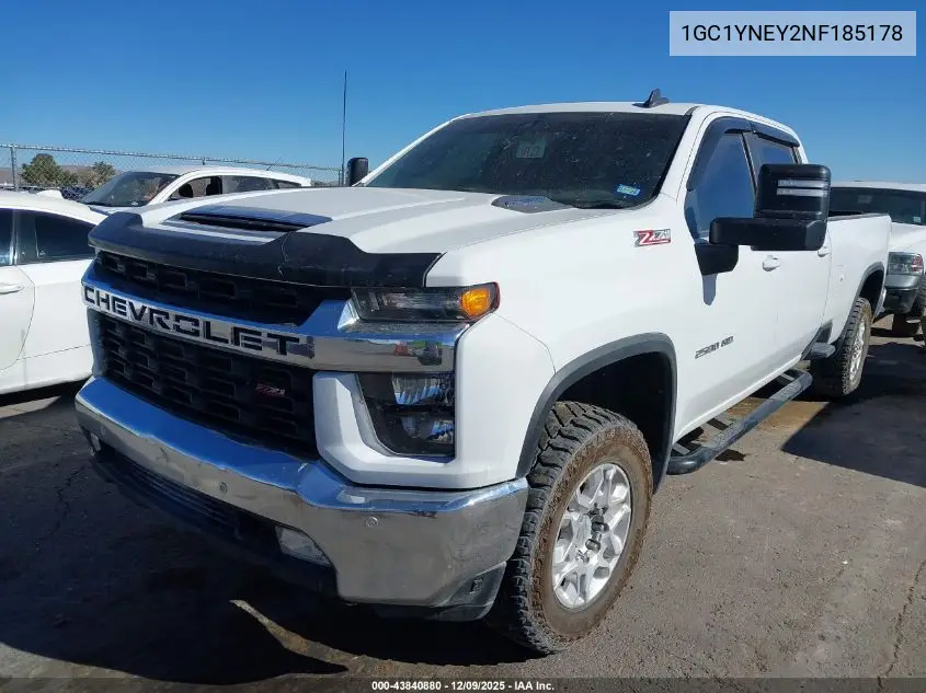 1GC1YNEY2NF185178 2022 Chevrolet Silverado 2500Hd 4Wd Long Bed Lt