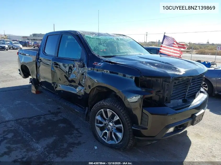 1GCUYEEL8NZ139869 2022 Chevrolet Silverado 1500 Ltd 4Wd Short Bed Rst