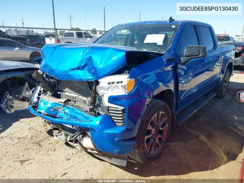 3GCUDEE85PG130430 2023 Chevrolet Silverado 1500 4Wd Short Bed Rst