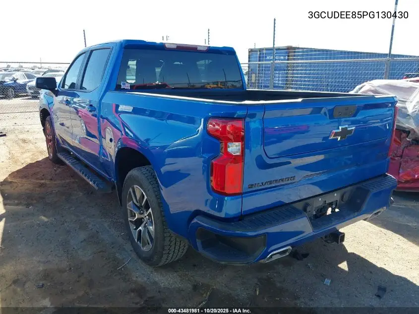 3GCUDEE85PG130430 2023 Chevrolet Silverado 1500 4Wd Short Bed Rst