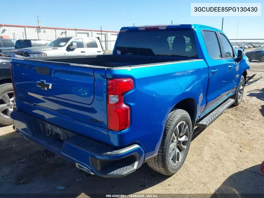 3GCUDEE85PG130430 2023 Chevrolet Silverado 1500 4Wd Short Bed Rst