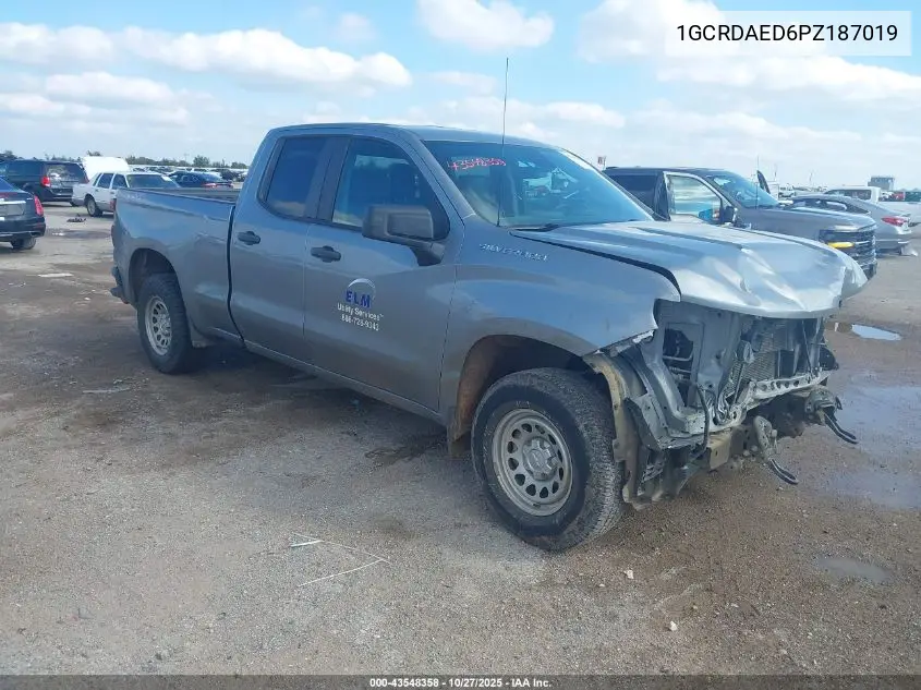 1GCRDAED6PZ187019 2023 Chevrolet Silverado 1500 4Wd Standard Bed Wt