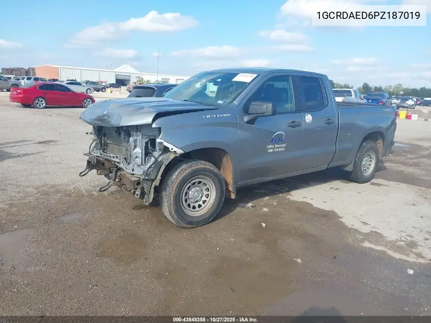 1GCRDAED6PZ187019 2023 Chevrolet Silverado 1500 4Wd Standard Bed Wt