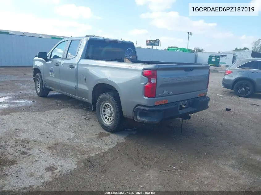 1GCRDAED6PZ187019 2023 Chevrolet Silverado 1500 4Wd Standard Bed Wt
