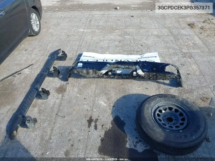 3GCPDCEK3PG357371 2023 Chevrolet Silverado 1500 4Wd Short Bed Custom Trail Boss