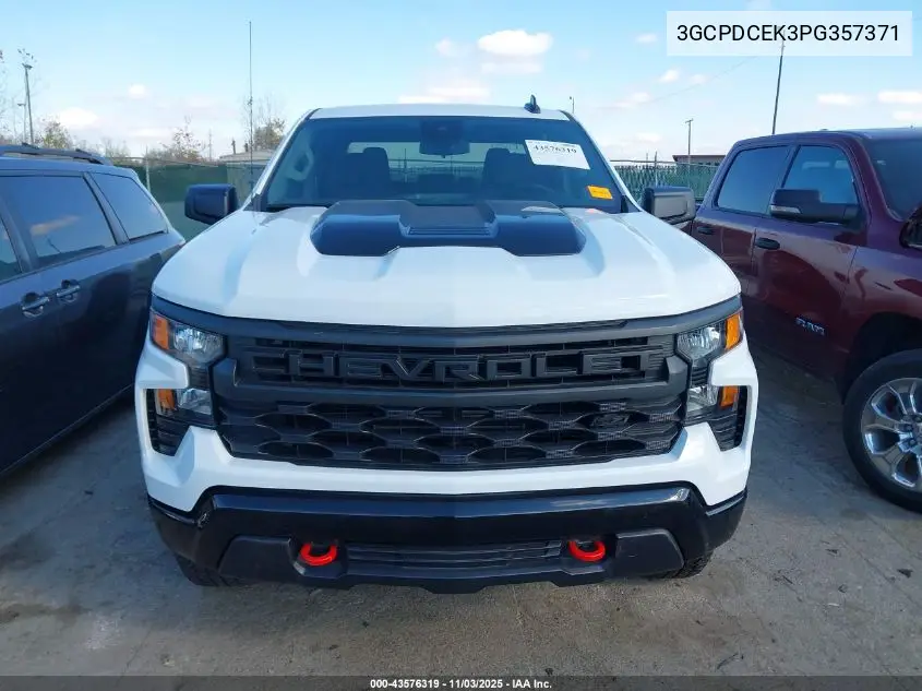 3GCPDCEK3PG357371 2023 Chevrolet Silverado 1500 4Wd Short Bed Custom Trail Boss