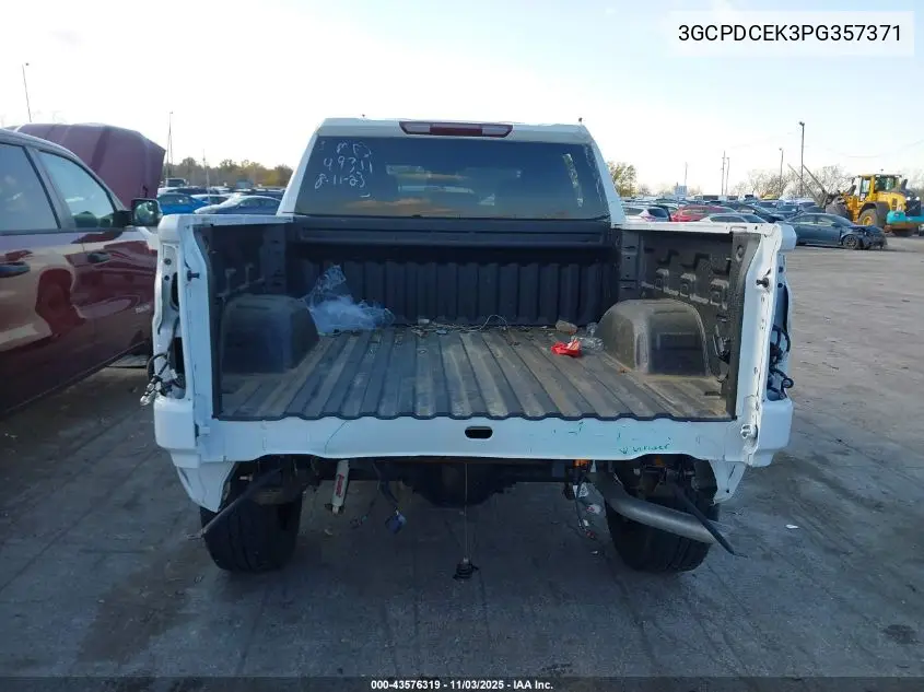 3GCPDCEK3PG357371 2023 Chevrolet Silverado 1500 4Wd Short Bed Custom Trail Boss