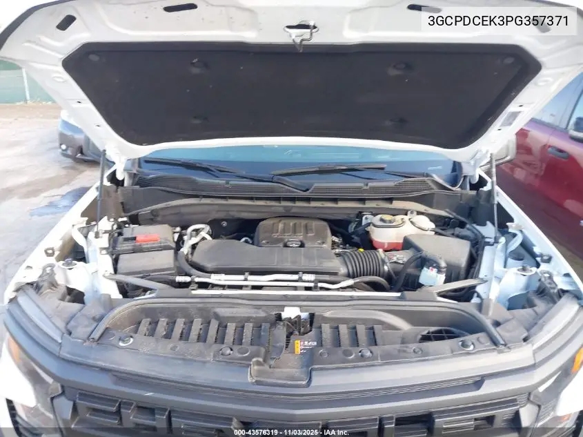 3GCPDCEK3PG357371 2023 Chevrolet Silverado 1500 4Wd Short Bed Custom Trail Boss