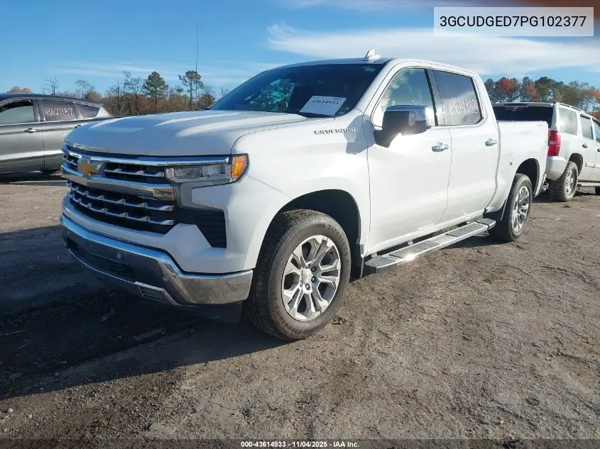 3GCUDGED7PG102377 2023 Chevrolet Silverado 1500 4Wd Short Bed Ltz