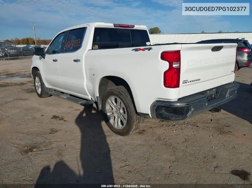 3GCUDGED7PG102377 2023 Chevrolet Silverado 1500 4Wd Short Bed Ltz