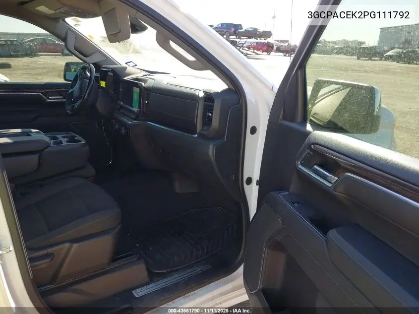 3GCPACEK2PG111792 2023 Chevrolet Silverado 1500 2Wd Short Bed Lt