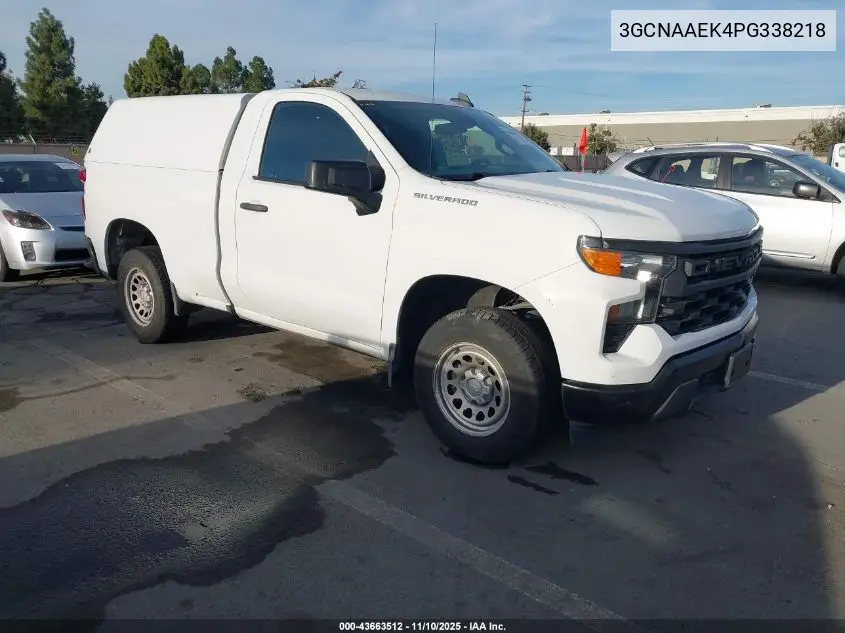3GCNAAEK4PG338218 2023 Chevrolet Silverado 1500 2Wd Standard Bed Wt