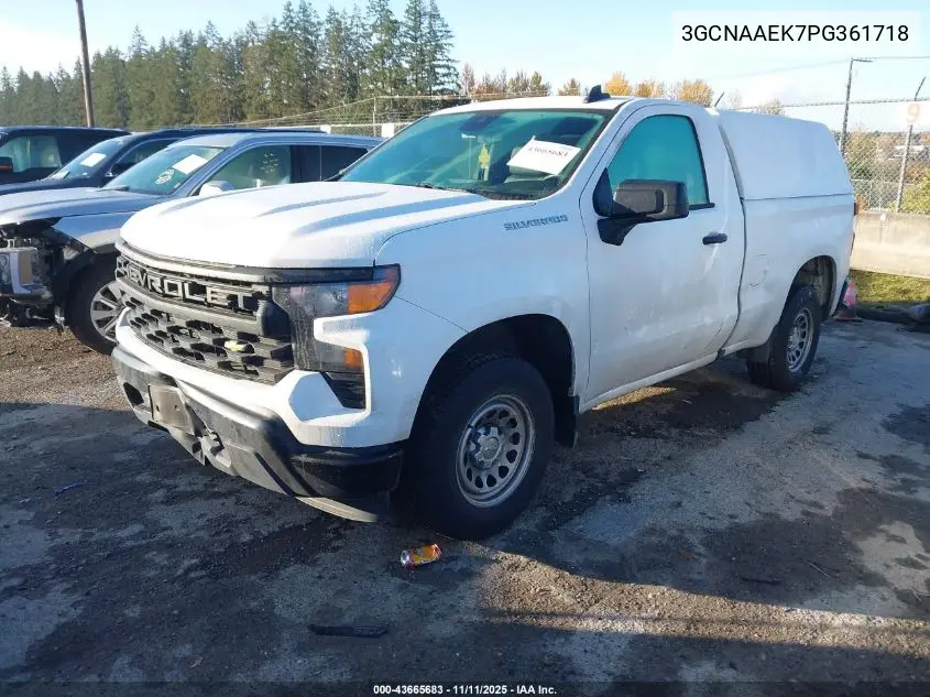 3GCNAAEK7PG361718 2023 Chevrolet Silverado 1500