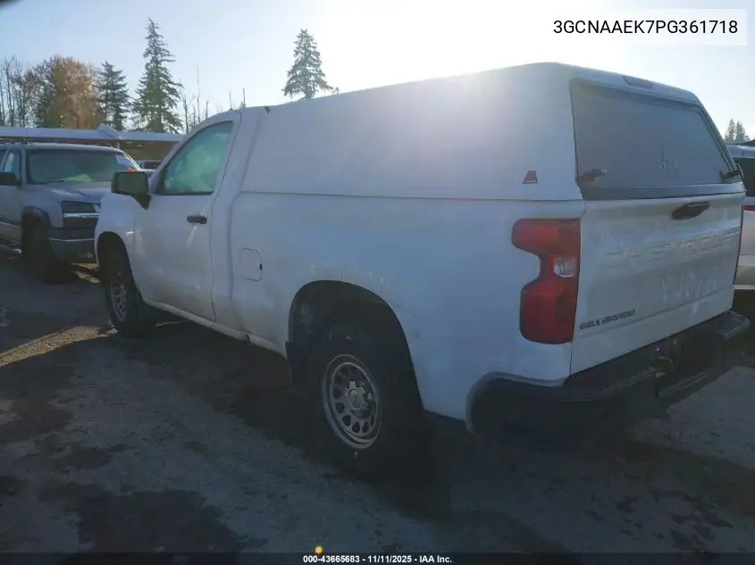 3GCNAAEK7PG361718 2023 Chevrolet Silverado 1500