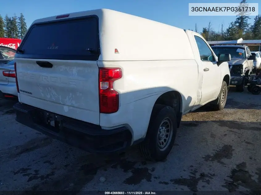 3GCNAAEK7PG361718 2023 Chevrolet Silverado 1500