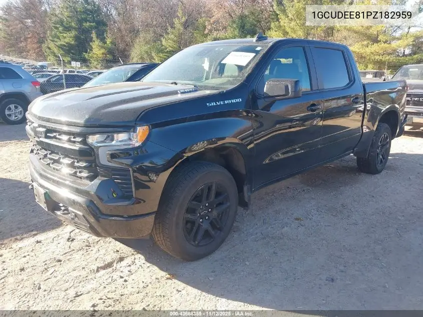 1GCUDEE81PZ182959 2023 Chevrolet Silverado 1500 4Wd Short Bed Rst