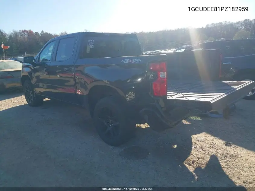1GCUDEE81PZ182959 2023 Chevrolet Silverado 1500 4Wd Short Bed Rst
