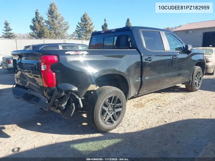 1GCUDEE81PZ182959 2023 Chevrolet Silverado 1500 4Wd Short Bed Rst