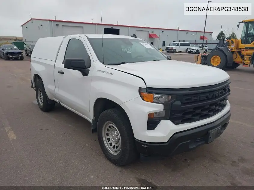 3GCNAAEK6PG348538 2023 Chevrolet Silverado 1500 2Wd Standard Bed Wt