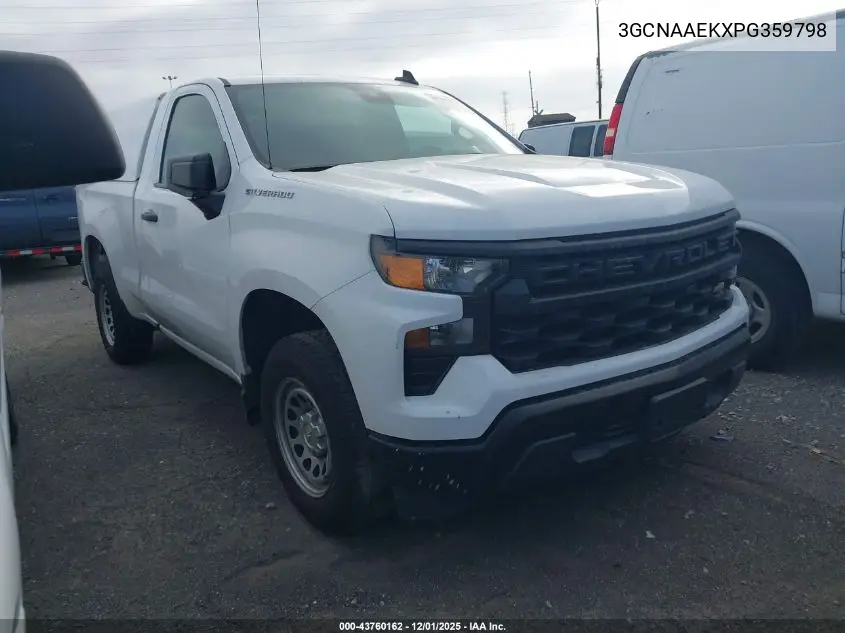 3GCNAAEKXPG359798 2023 Chevrolet Silverado 1500 2Wd Standard Bed Wt