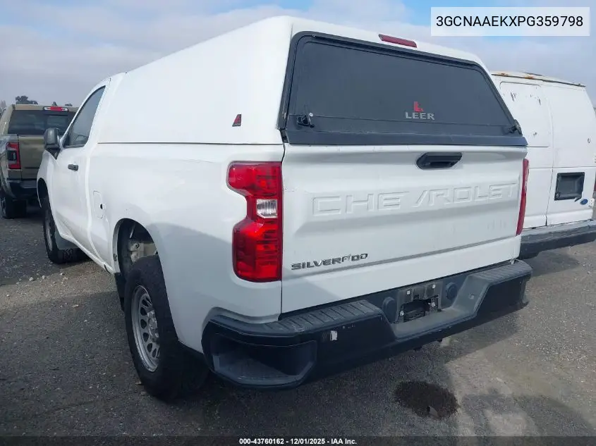 3GCNAAEKXPG359798 2023 Chevrolet Silverado 1500 2Wd Standard Bed Wt
