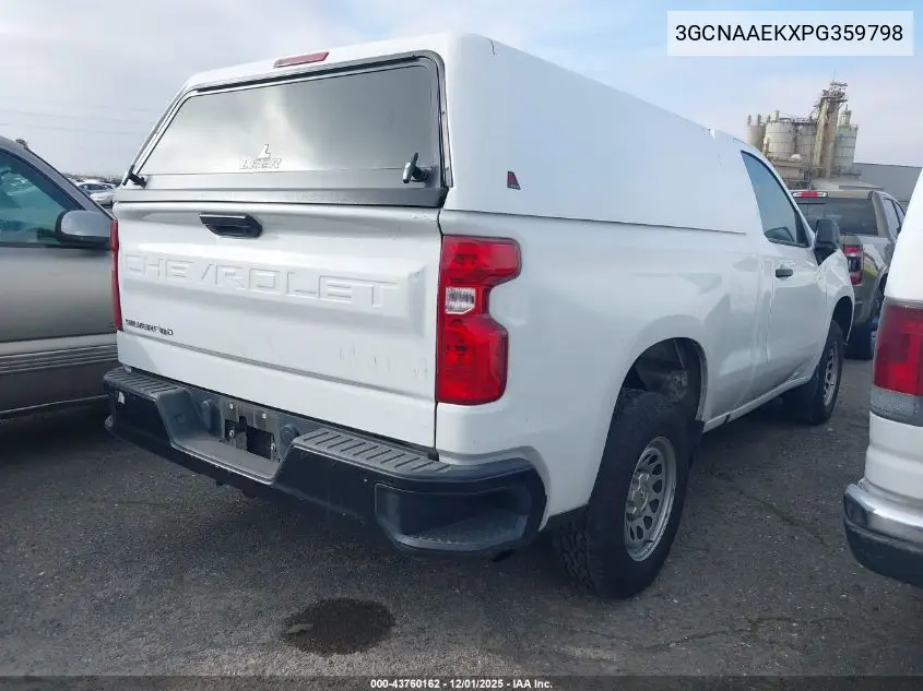 3GCNAAEKXPG359798 2023 Chevrolet Silverado 1500 2Wd Standard Bed Wt