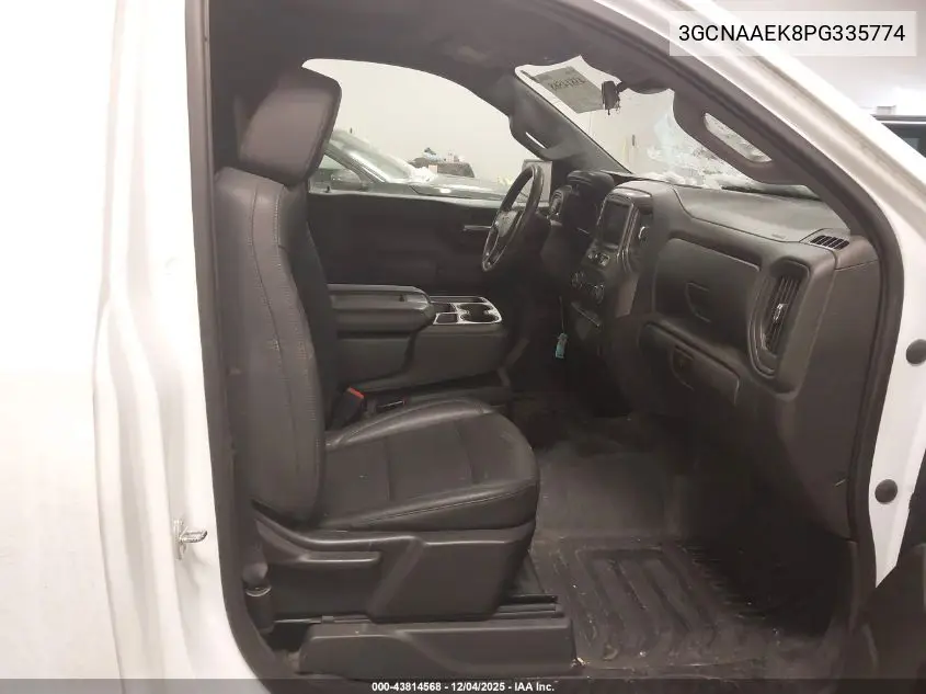 3GCNAAEK8PG335774 2023 Chevrolet Silverado 1500 2Wd Standard Bed Wt
