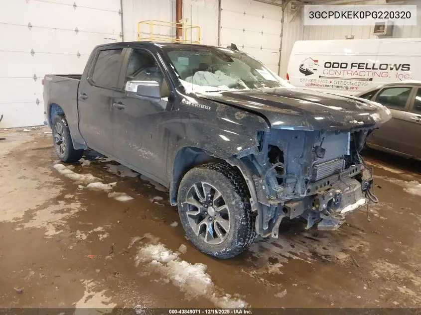 3GCPDKEK0PG220320 2023 Chevrolet Silverado 1500 4Wd Short Bed Lt With 2Fl