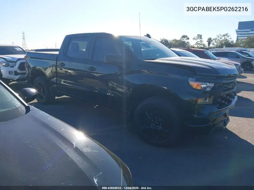 3GCPABEK5PG262216 2023 Chevrolet Silverado 1500 2Wd Short Bed Custom